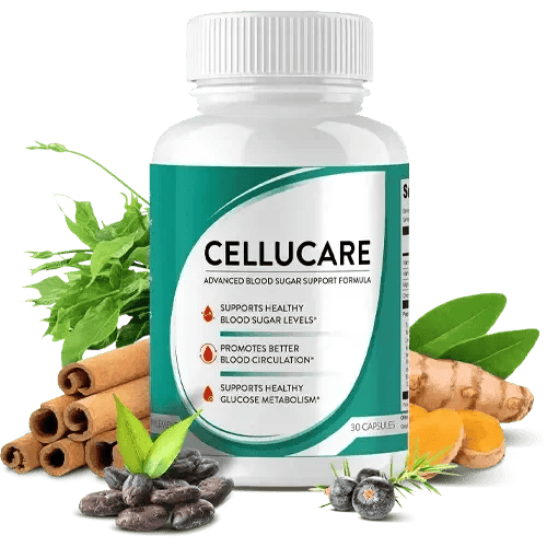 Cellucare blood sugar support supplement bottle